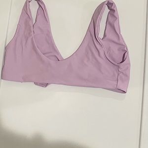SHEIN light purple tied bikini top